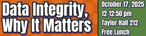 Data Integrity why it matters